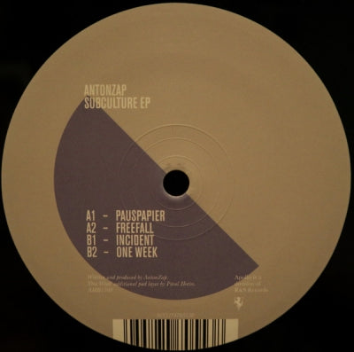 ANTONZAP - Subculture EP