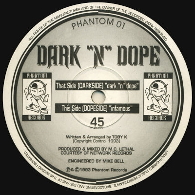 DARK "N" DOPE - Dark "N" Dope / Infamous