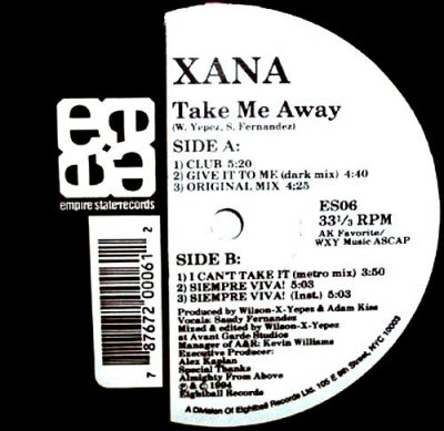 XANA - Take Me Away