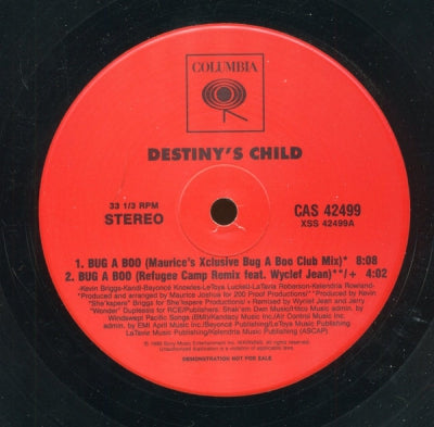 DESTINY'S CHILD - Bug A Boo
