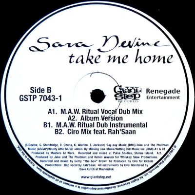 SARA DEVINE - Take Me Home