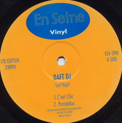 DAFT DJ - Last Night