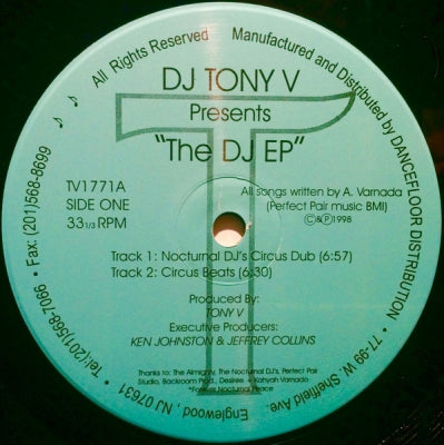 DJ TONY V - The DJ EP