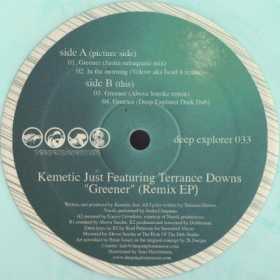 KEMETIC JUST FEATURING TERRANCE DOWNS - Greener (Remix EP)