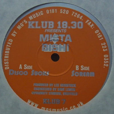 MISTA BISHI - Disco Sucks / Scream