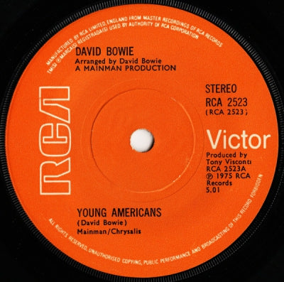 DAVID BOWIE - Young Americans / Suffragette City