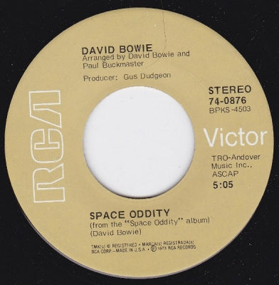 DAVID BOWIE - Space Oddity / The Man Who Sold The World