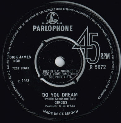 CIRCUS - Do You Dream / House Of Wood