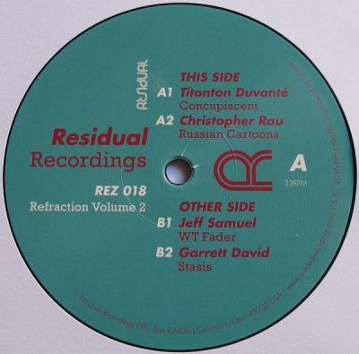 TITONTON DUVANTé / CHRISTOPHER RAU / JEFF SAMUEL / GARRETT DAVID - Refraction Volume 2