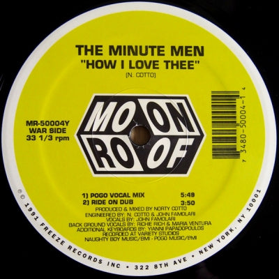 THE MINUTE MEN - All My Friends / How I Love Thee