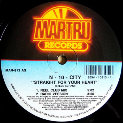 N-10-CITY - Straight For Your Heart