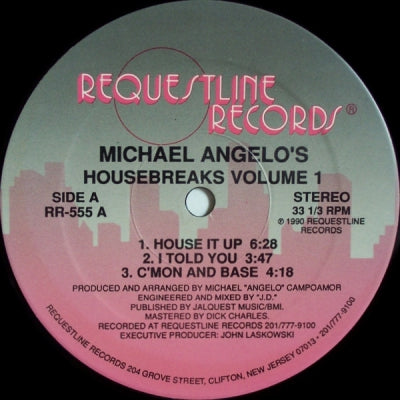 MICHAEL ANGELO - Housebreaks Volume 1