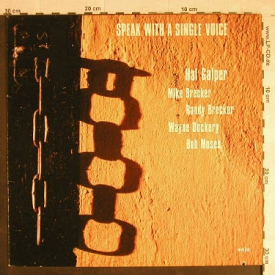 HAL GALPER QUINTET - Speak With A Single Voice