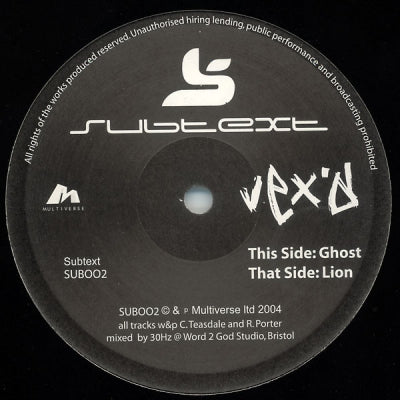 VEX'D - Lion / Ghost