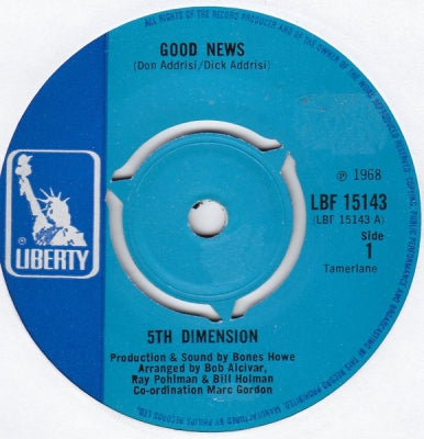 THE 5TH DIMENSION - Good News / Sweet Blindness