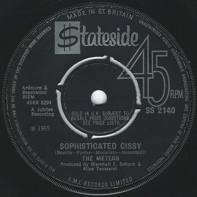 THE METERS - Sophisticated Cissy / Sehorns Farms