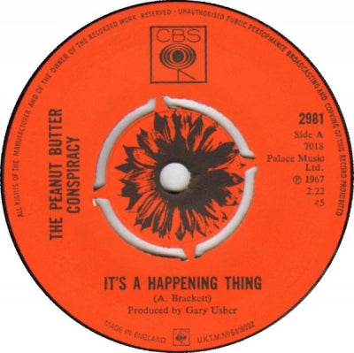 THE PEANUT BUTTER CONSPIRACY - It's A Happening Thing / Twice Is Life