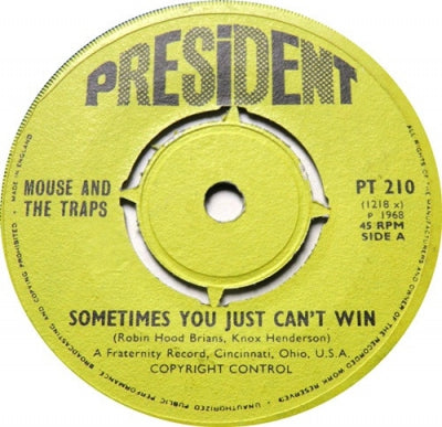MOUSE AND THE TRAPS - Sometimes You Just Can't Win / Cryin' Inside