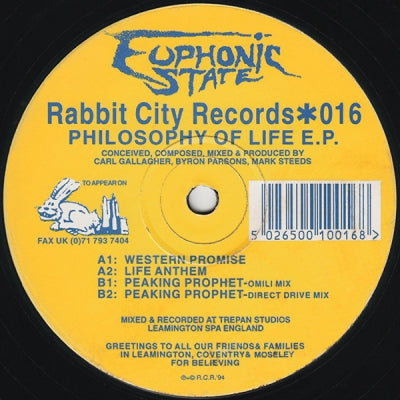 EUPHONIC STATE - Philosophy Of Life E.P.