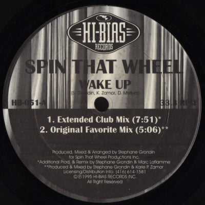 SPIN THAT WHEEL - Wake Up