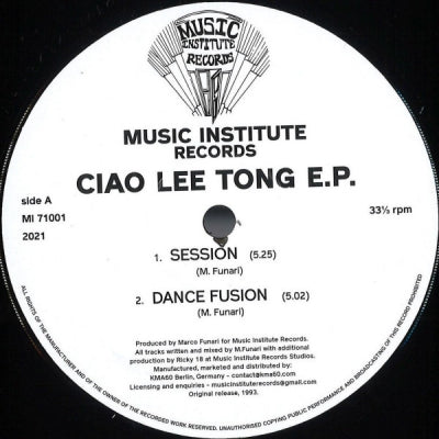 CIAO LEE TONG - Ciao Lee Tong EP