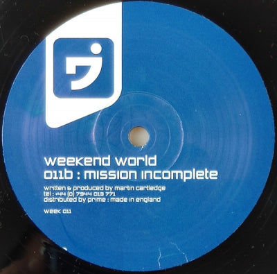 WEEKEND WORLD - Twister / Mission Incomplete