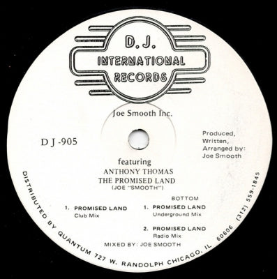 JOE SMOOTH - Promised Land