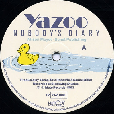 YAZOO  - Nobody's Diary / State Farm