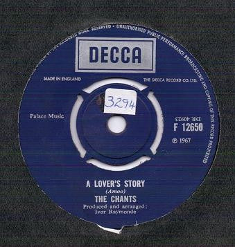 THE CHANTS - A Lover's Story / Wearing A Smile