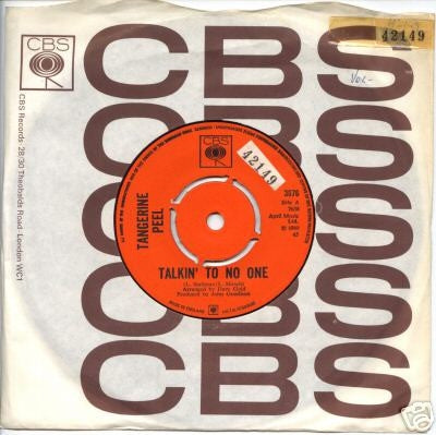 TANGERINE PEEL - Talkin' To No One / Wishing Tree