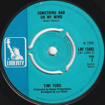TIMI YURO - Something Bad On My Mind / Wrong