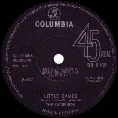THE YARDBIRDS - Little Games
