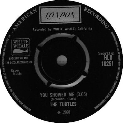 THE TURTLES - You Showed Me / Buzzsaw