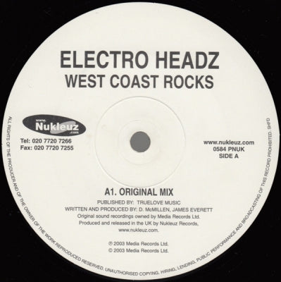 ELECTRO HEADZ - West Coast Rocks