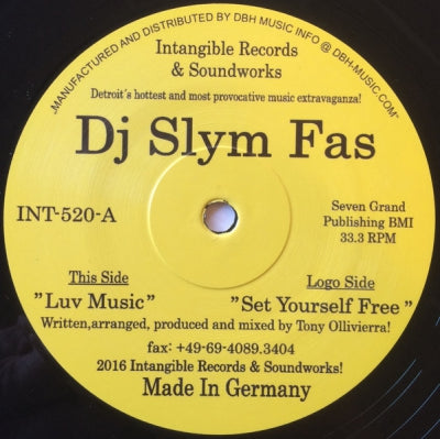 DJ SLYM FAS - Luv Music / Set Yourself Free