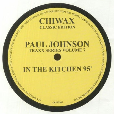 PAUL JOHNSON - Traxx Series Vol.7: In The Kitchen 95'