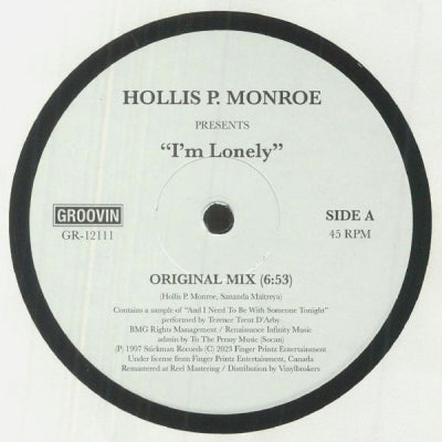 HOLLIS P. MONROE - Lonely
