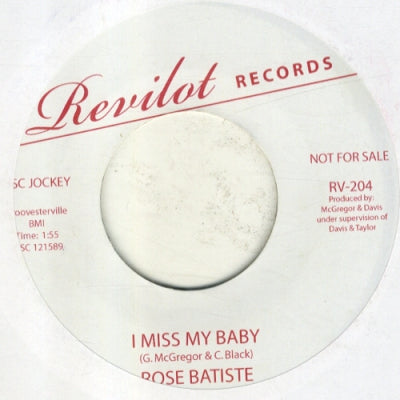 ROSE BATTISTE - I Miss My Baby / Hit & Run
