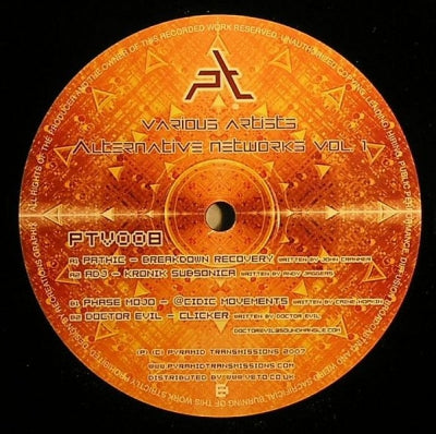 PATHIC / ADJ / PHASE MOJO / DOCTOR EVIL - Alternative Networks Vol. 1