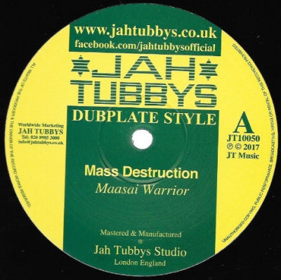 MAASAI WARRIOR / ELEVEN - Mass Destruction / Red Riddim