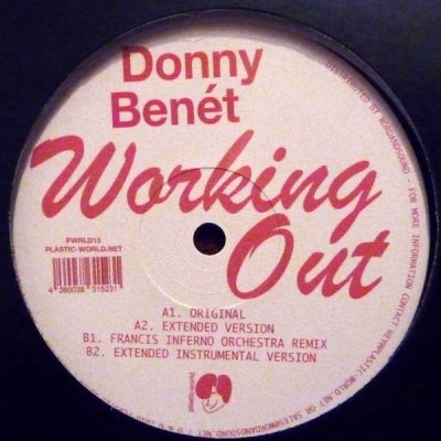 DONNY BENET - Working Out