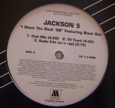 JACKSON 5 FEATURING BLACK ROB - I Want You Back '98