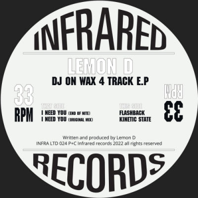 LEMON D - DJ On Wax 4 Track E.P