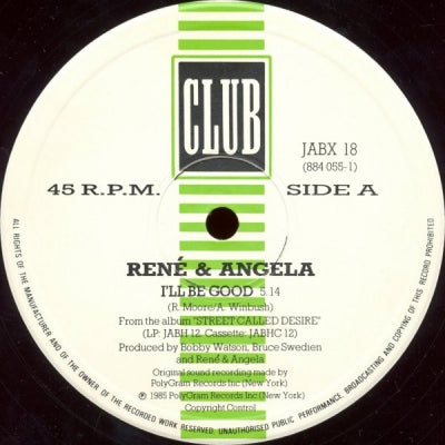 RENE AND ANGELA - I'll Be Good