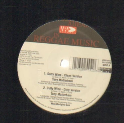 TONY MATTERHORN - Dutty Wine