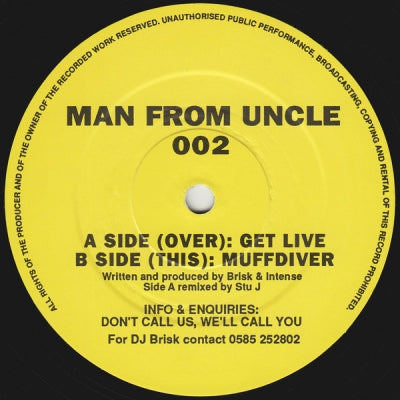 BRISK & INTENSE - Get Live (Remix) / Muffdiver