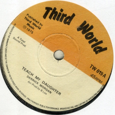 DERRICK MORGAN / KING TUBBY - THE AGROVATERS - Teach My Daughter / Version