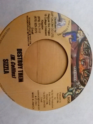 SIZZLA - Destroy Them / Savage Rhythm