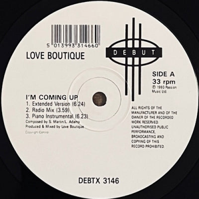 LOVE BOUTIQUE - I'm Coming Up