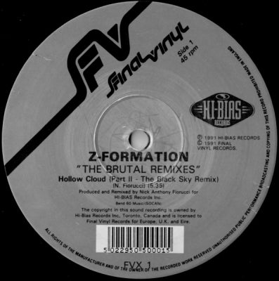 Z-FORMATION - The Brutal Remixes